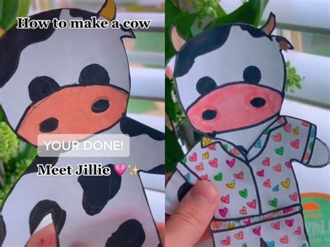 At the top of the screen, you will see a series of banners. . Paper cow tiktok template